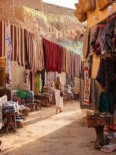 Local market in Dakhla Oasis
