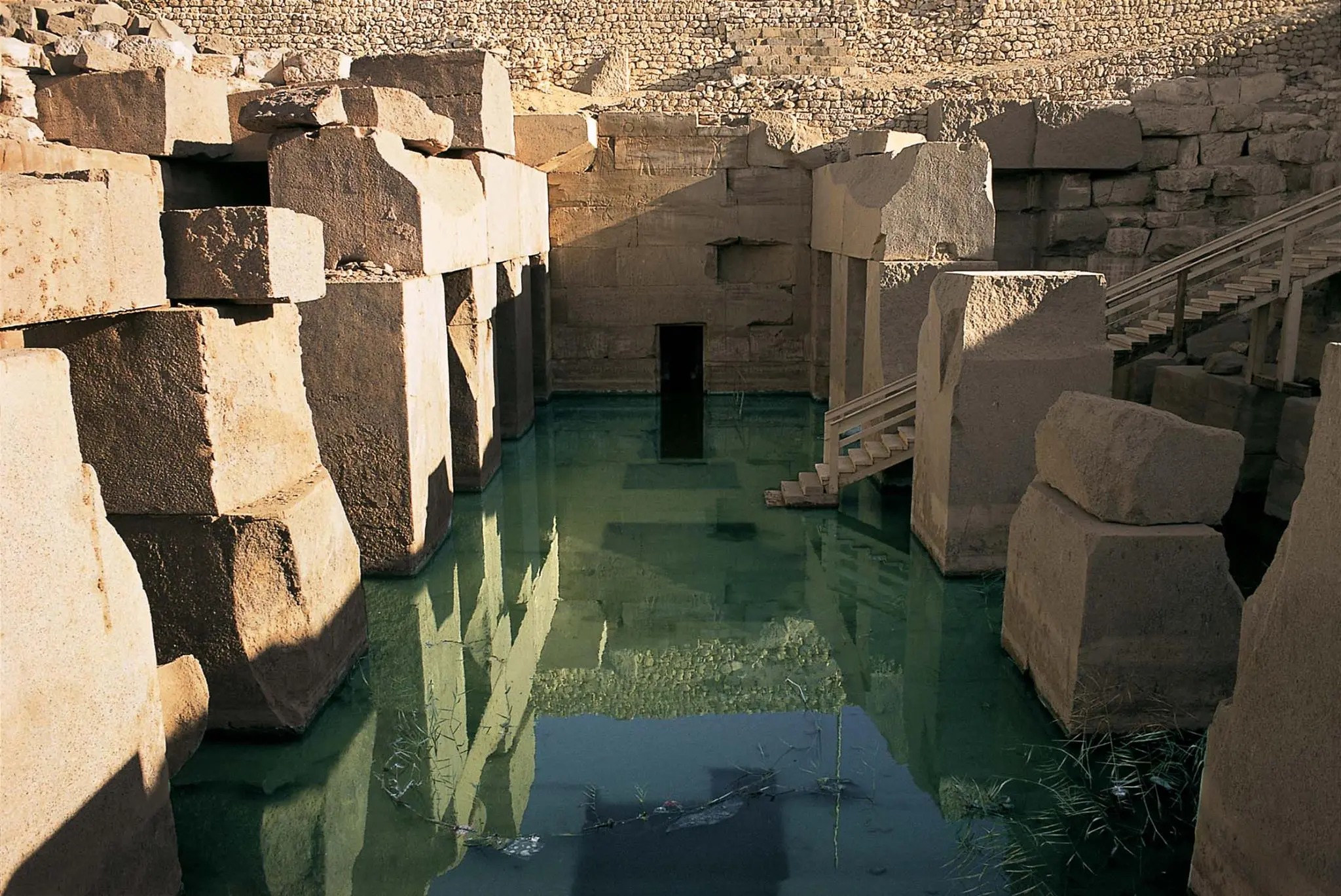 The Osireion in late afternoon light